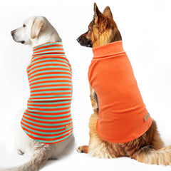 KYEESE 2Pack dog sweater back view shows cozy stretch fit for daily wear
