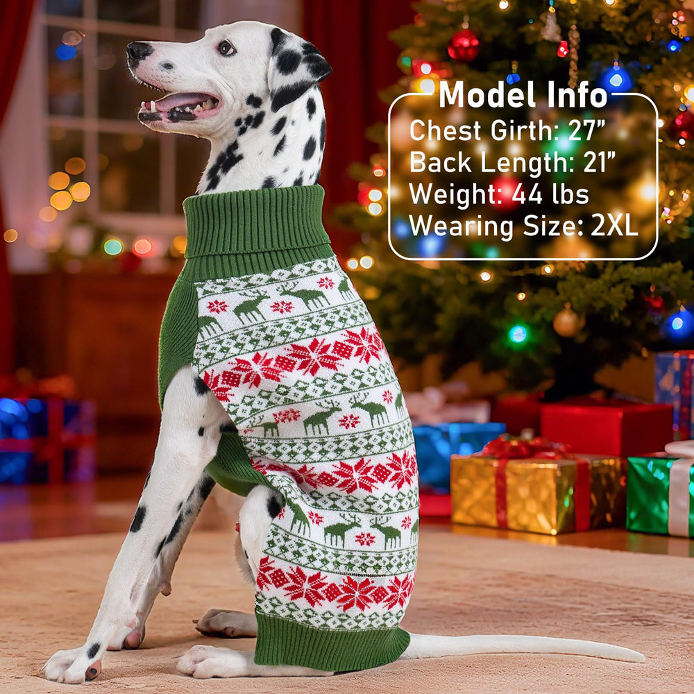 KYEESE dog Christmas sweater sleeveless design supports movement