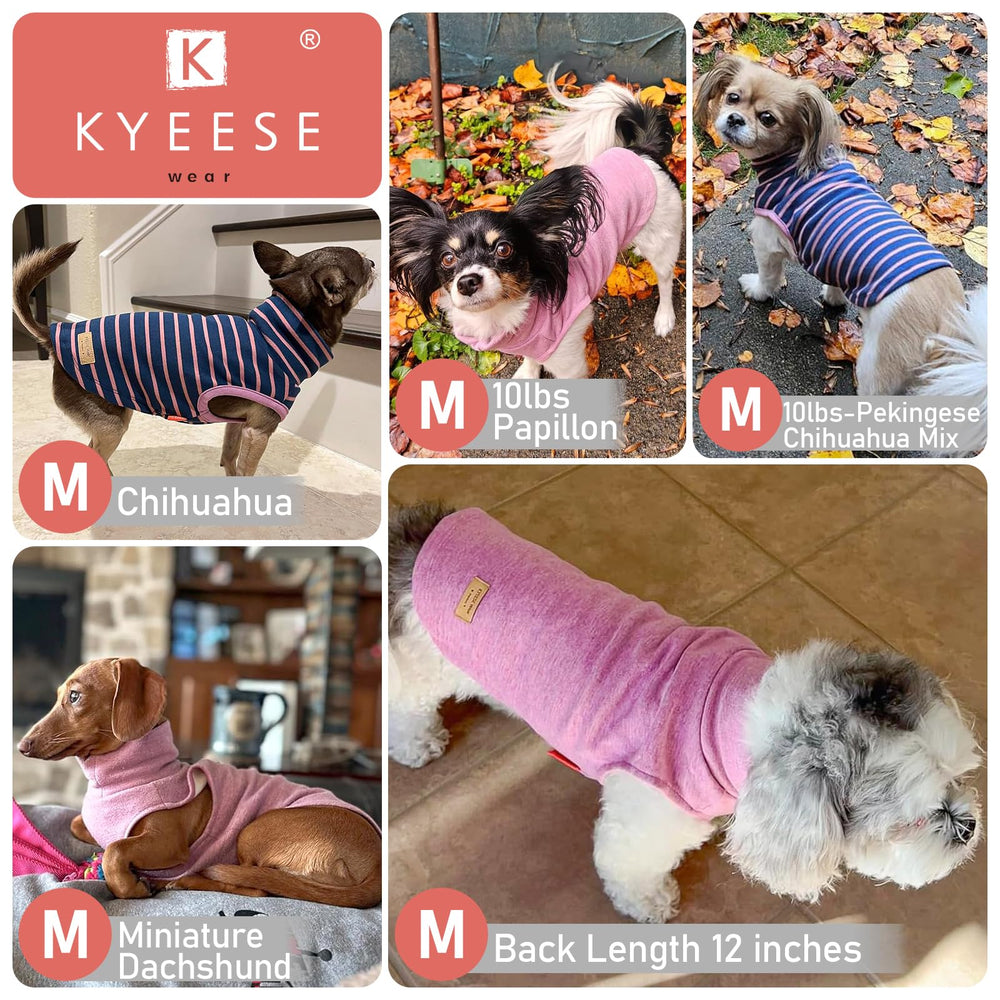 KYEESE dog coats high-cut belly and elastic ensure comfy potty breaks.