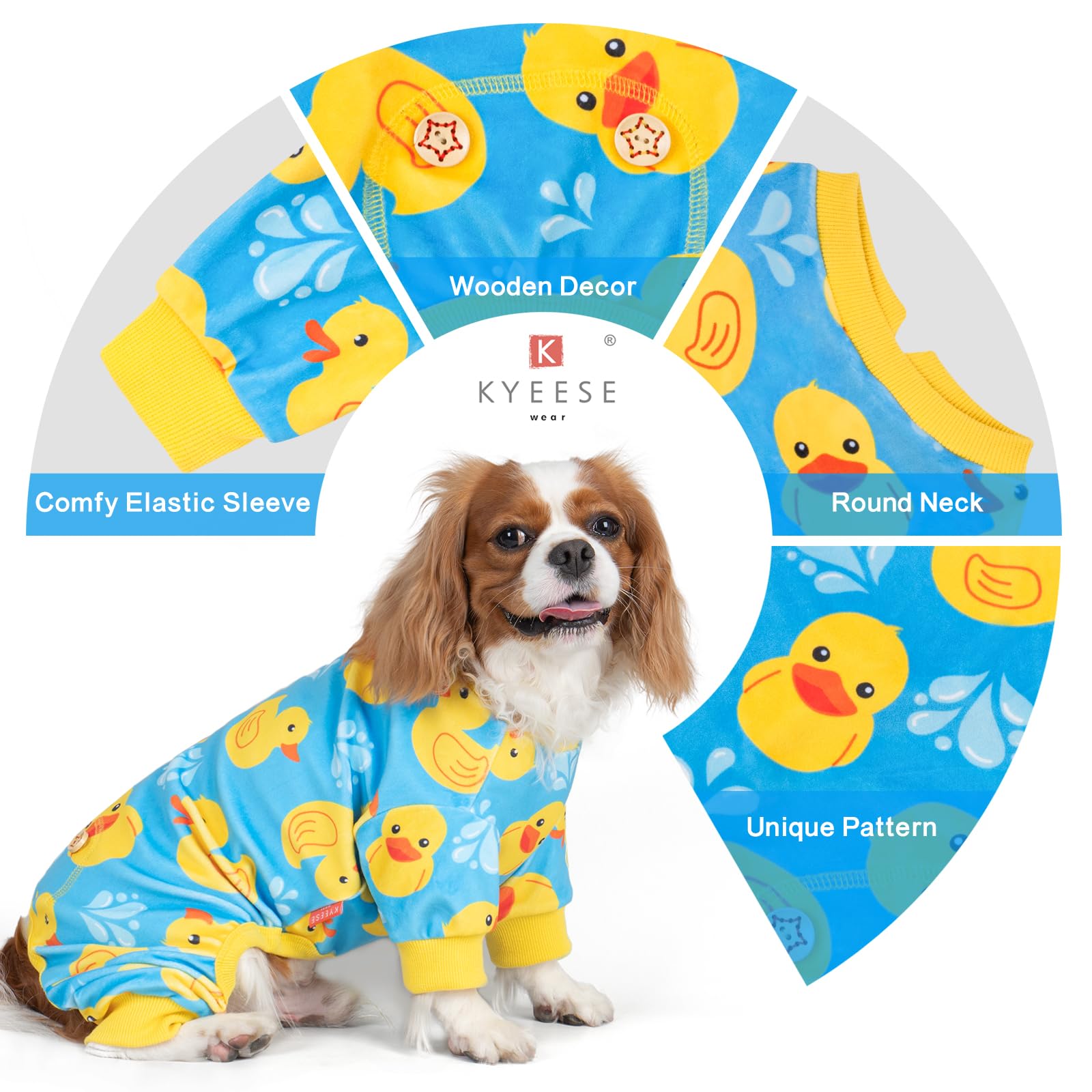 kyeese dog pajamas warm daily wear reduces furniture shedding.