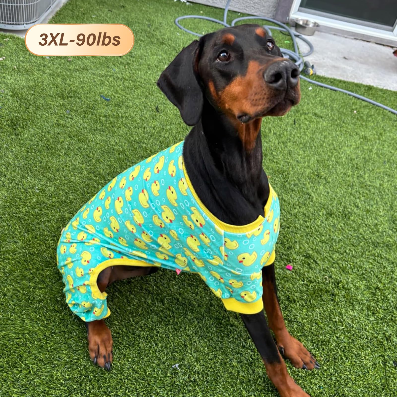 KYEESE easy-pullover design dog pajamas simplifies dressing routines.
