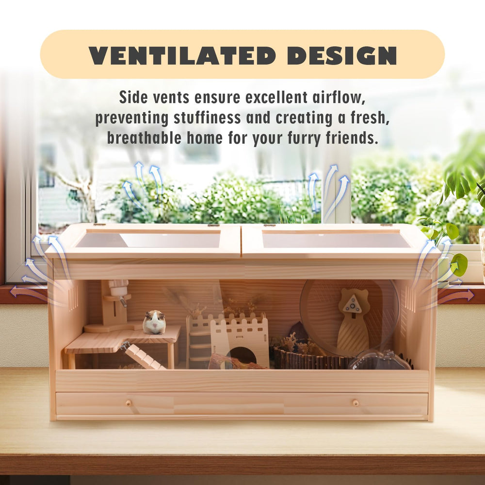 Kyerlish natural wood keeps a nibble-safe, unpainted surface