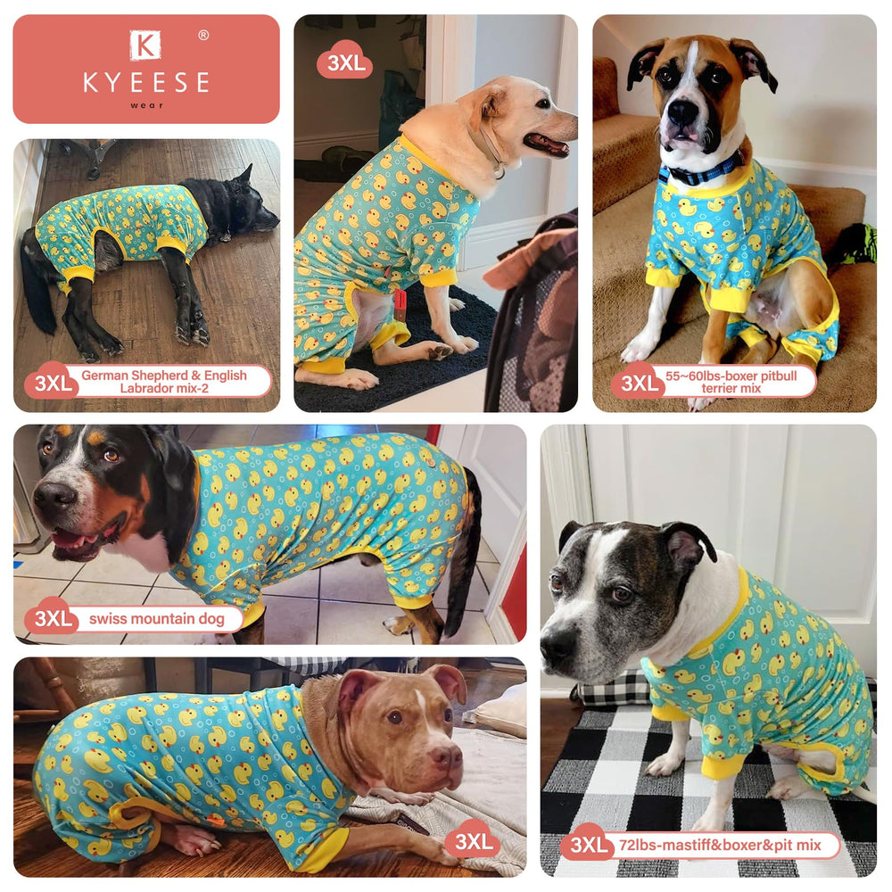 KYEESE dog pajamas stretchy fabric for full coverage during chilly days