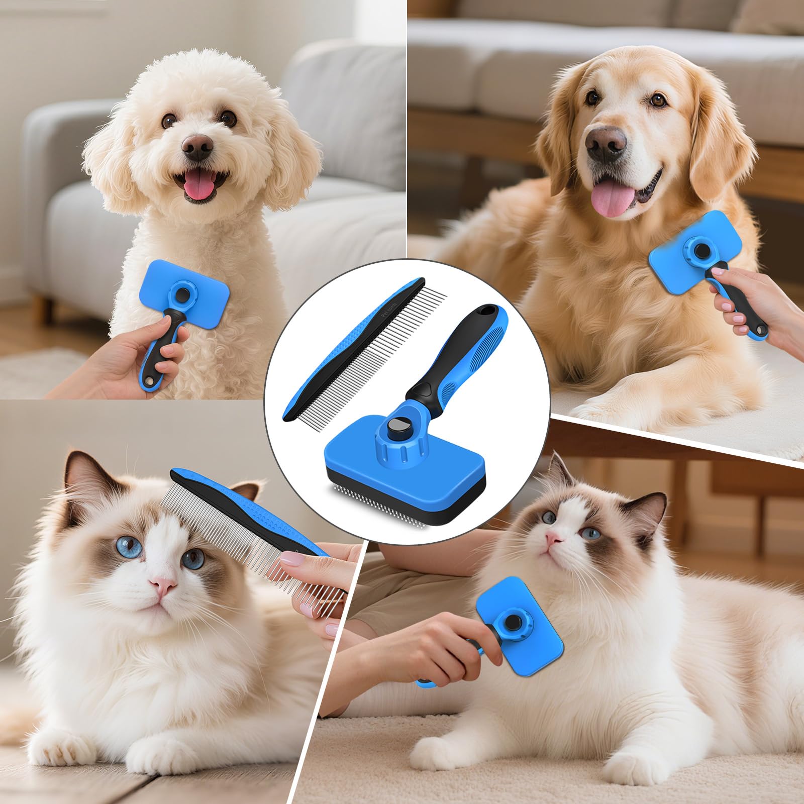 KYHSC pet grooming kit complete set image showing versatile grooming tools for home care