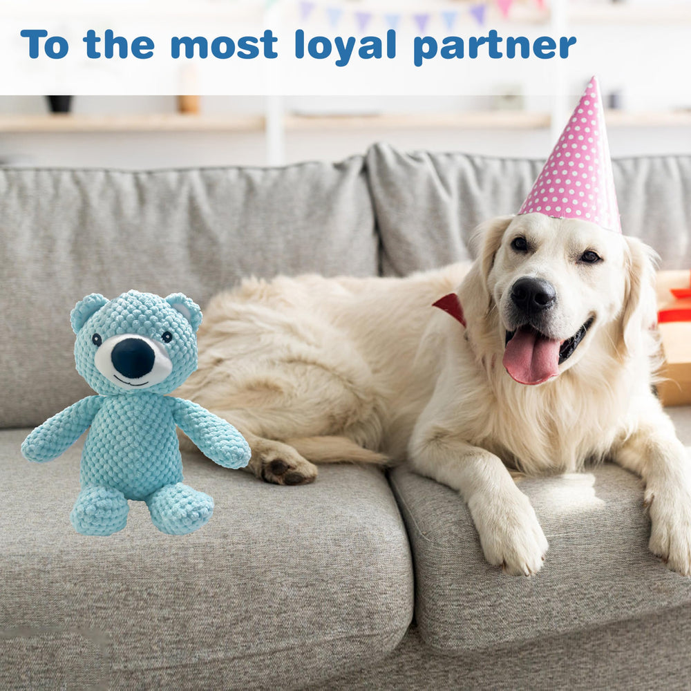 Kyiwxs plush bear toy showing crinkle paper inside for sensory engagement