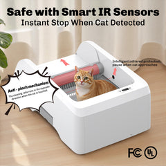 KYKY Self-Cleaning Litter Box for multiple cats supports shared households