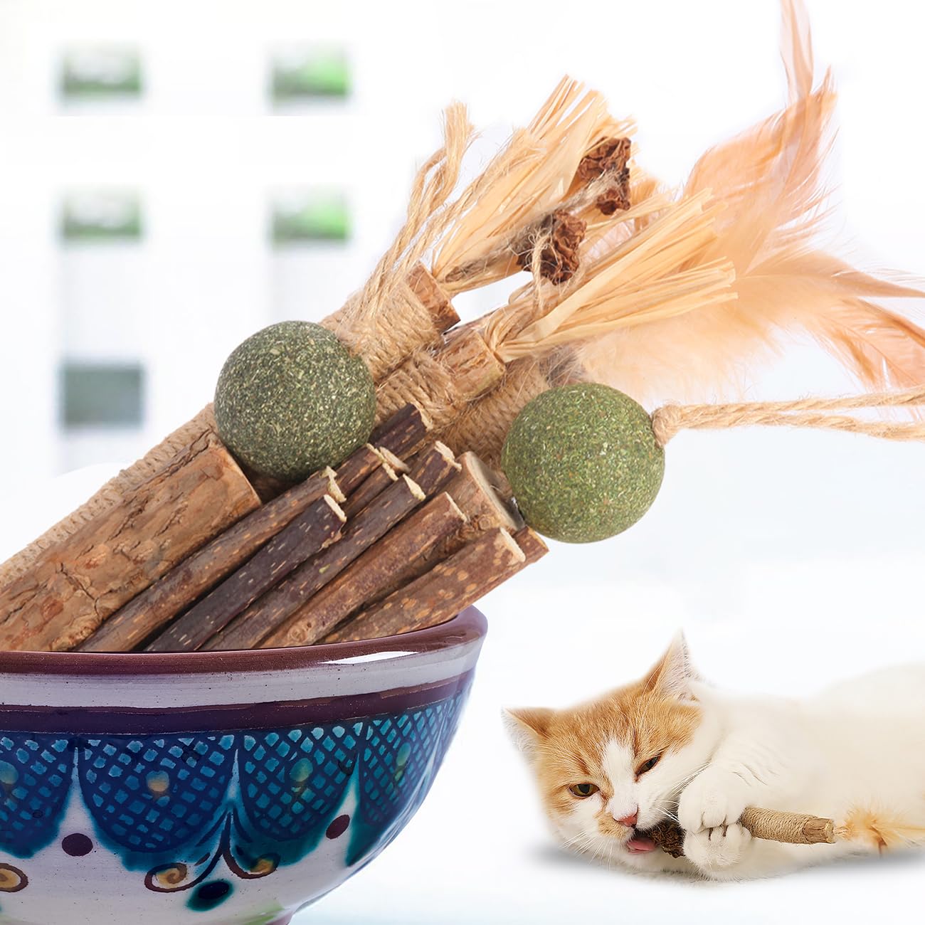 Kyouki appetite and digestion support toys with plant fibers