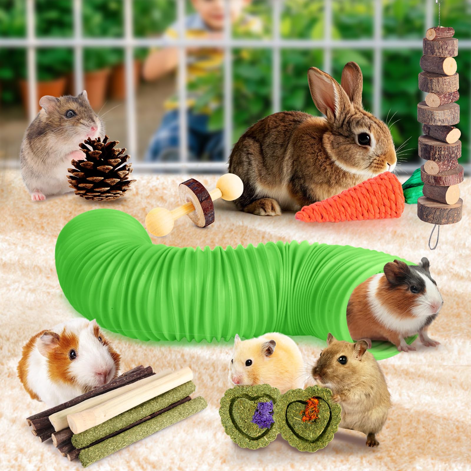 Kyouki apple wood chews image highlighting natural gnawing outlets for pets