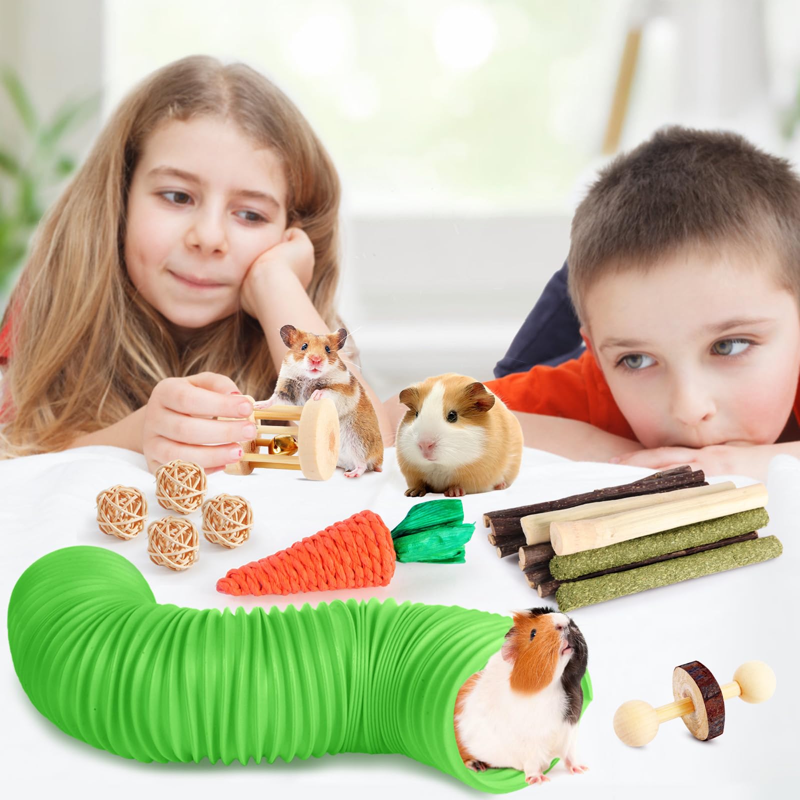 Kyouki wooden branch chews image featuring splinter-free apple wood chews for safe chewing