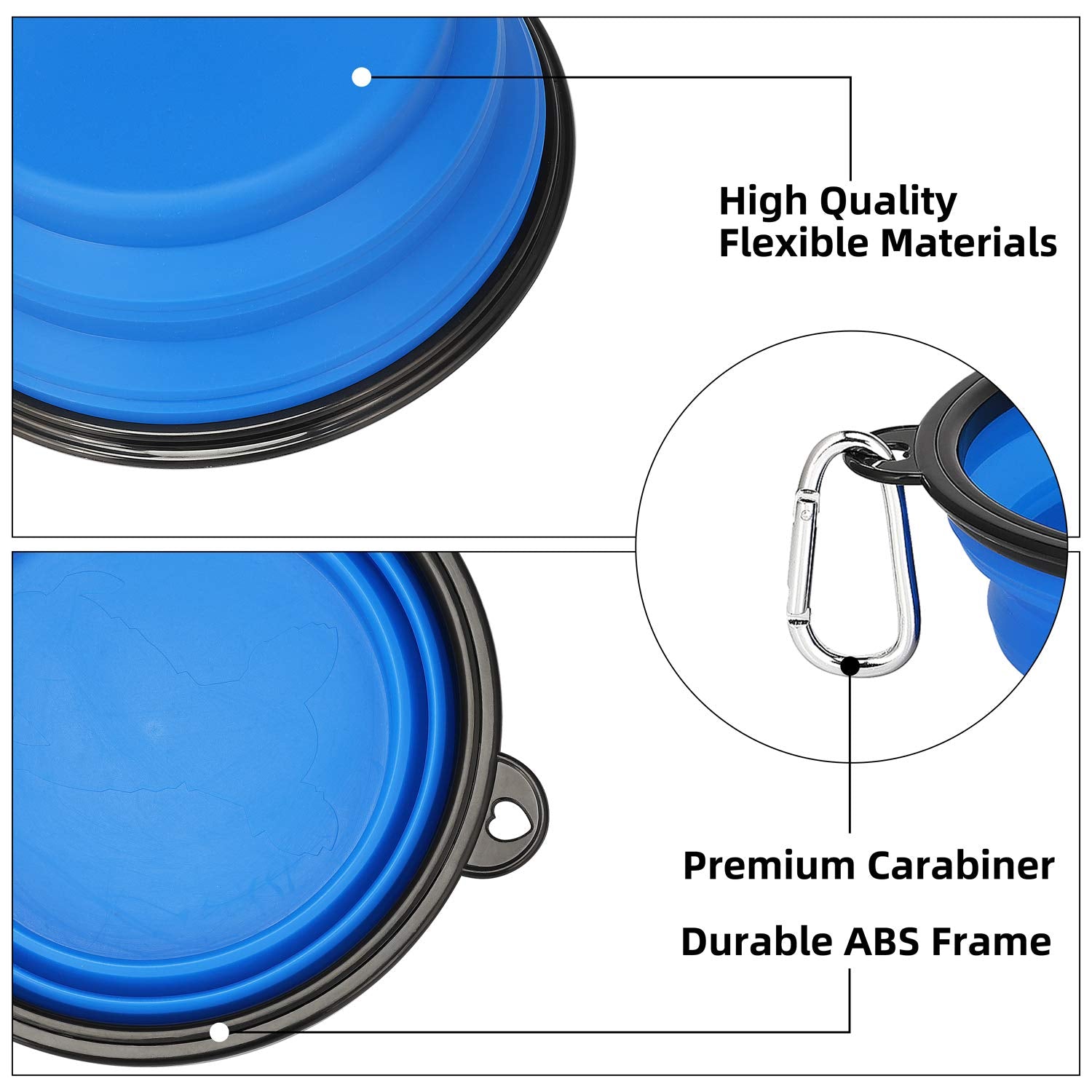 Kytely BPA-free TPE material ensuring odorless, pet-safe bowls.