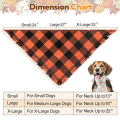 Kytely dog bandana tassel edges close-up adds warm autumn charm for photos.
