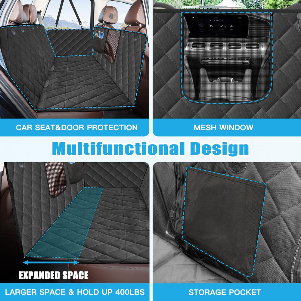 Kytely mesh window design improves airflow and reduces dog anxiety.