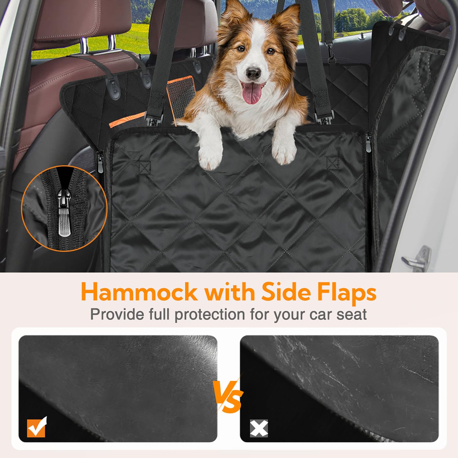 Kytely anti-slip backing keeps cover in place during trips.