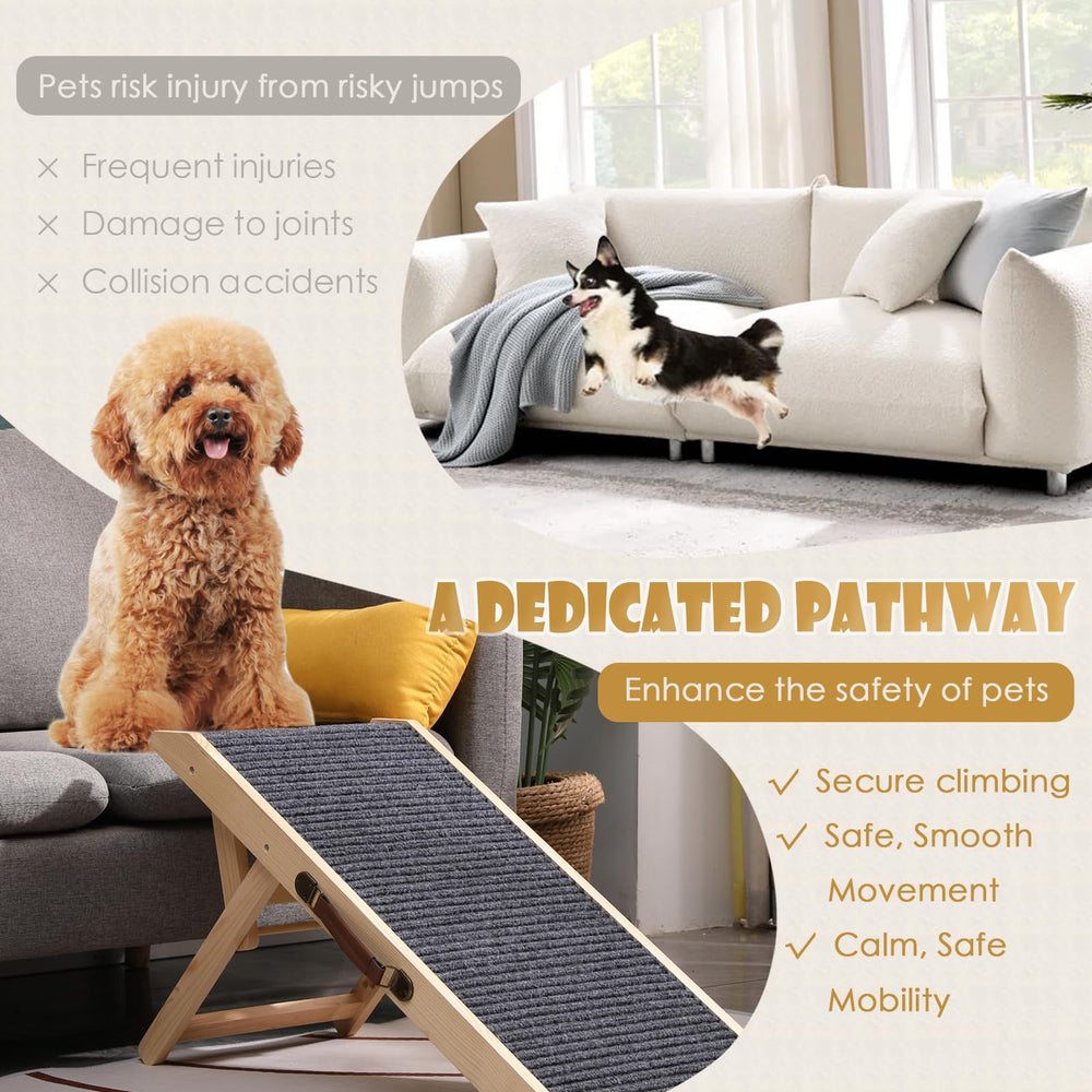 KYUYAO6 skidproof fabric ramp top surface improves traction.