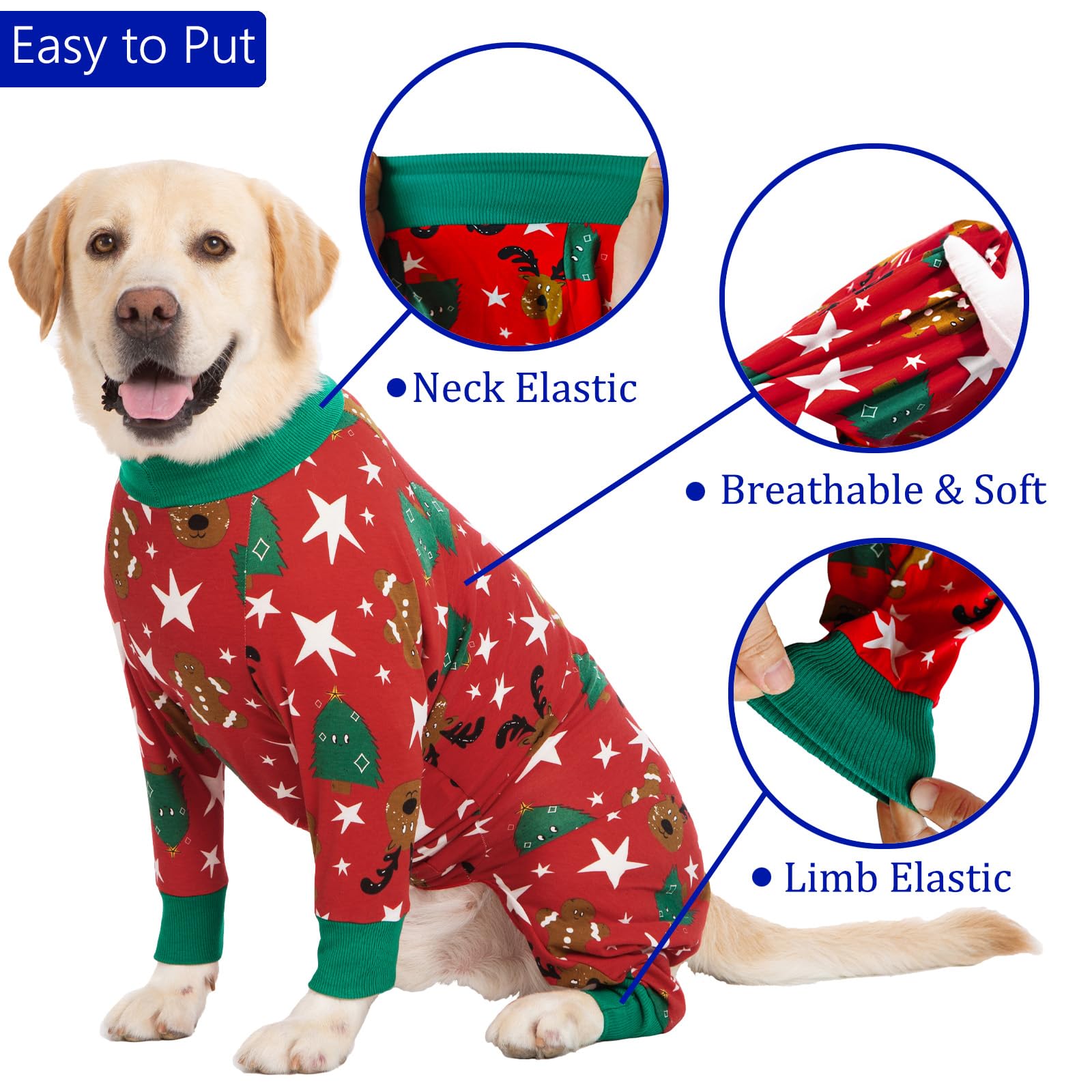 kzrfojy dog recovery suit side view highlighting flexible fit for healing