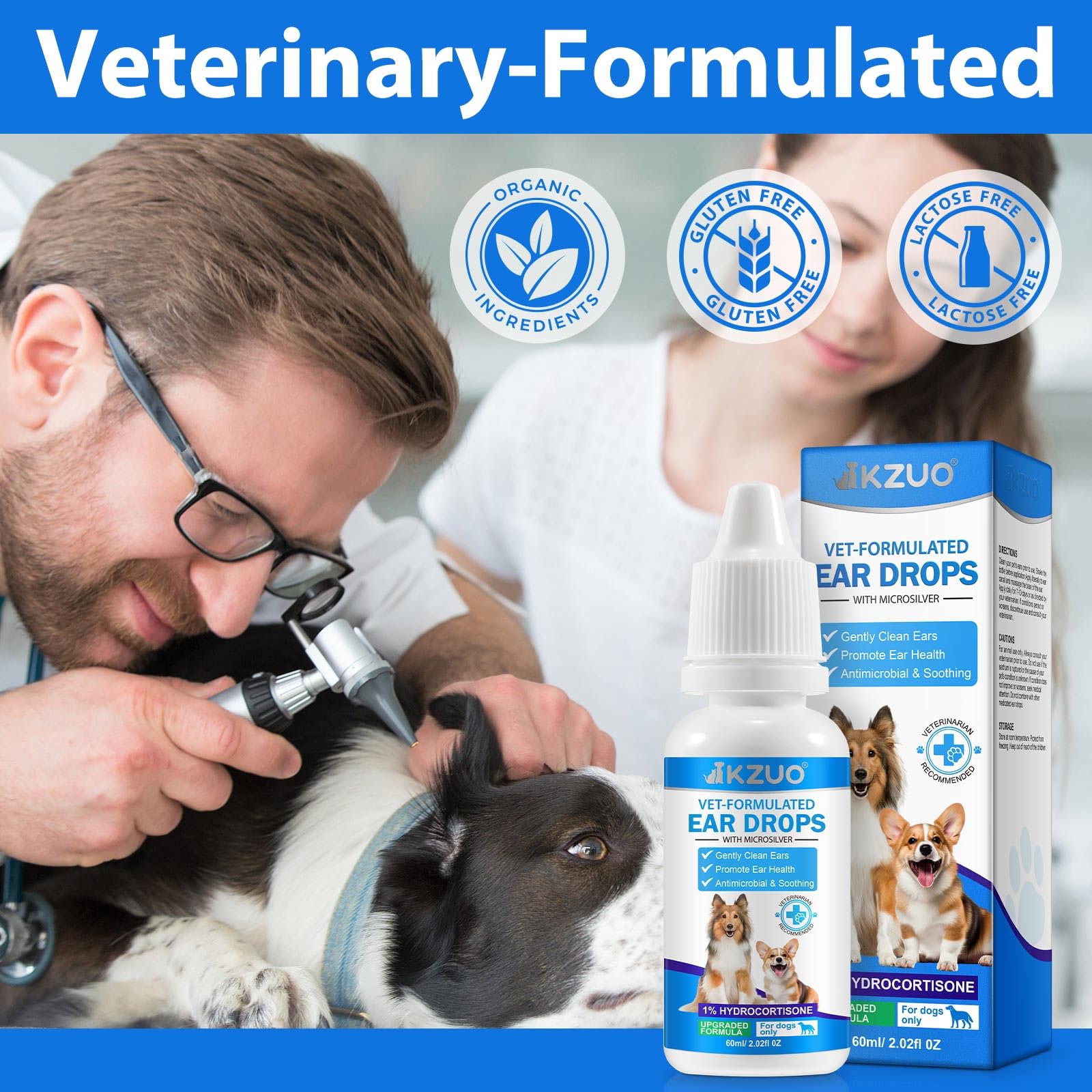 KZUO vet-recommended formula safe for sensitive skin