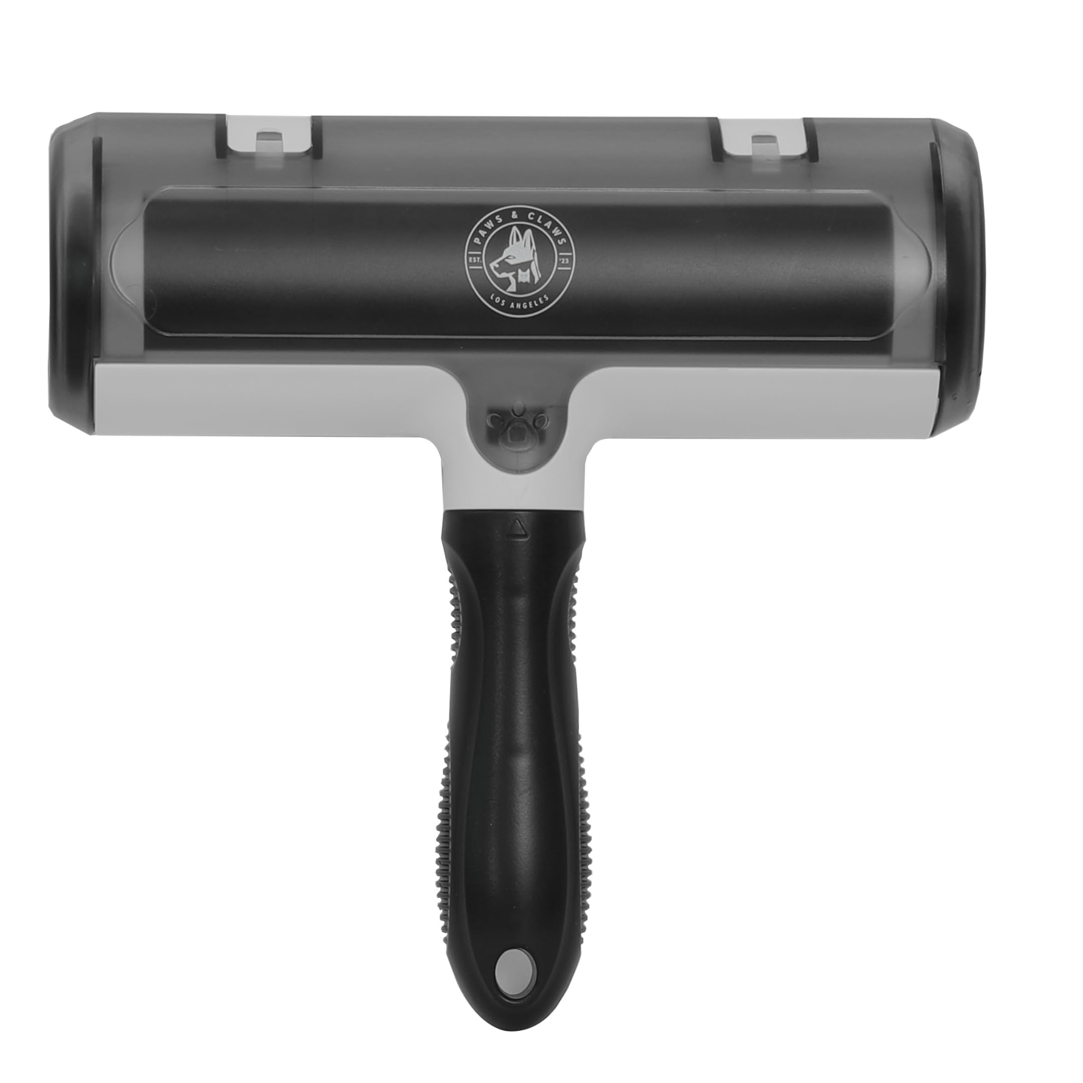 LA Paws and Claws lint roller travel case ready for trips with pets.