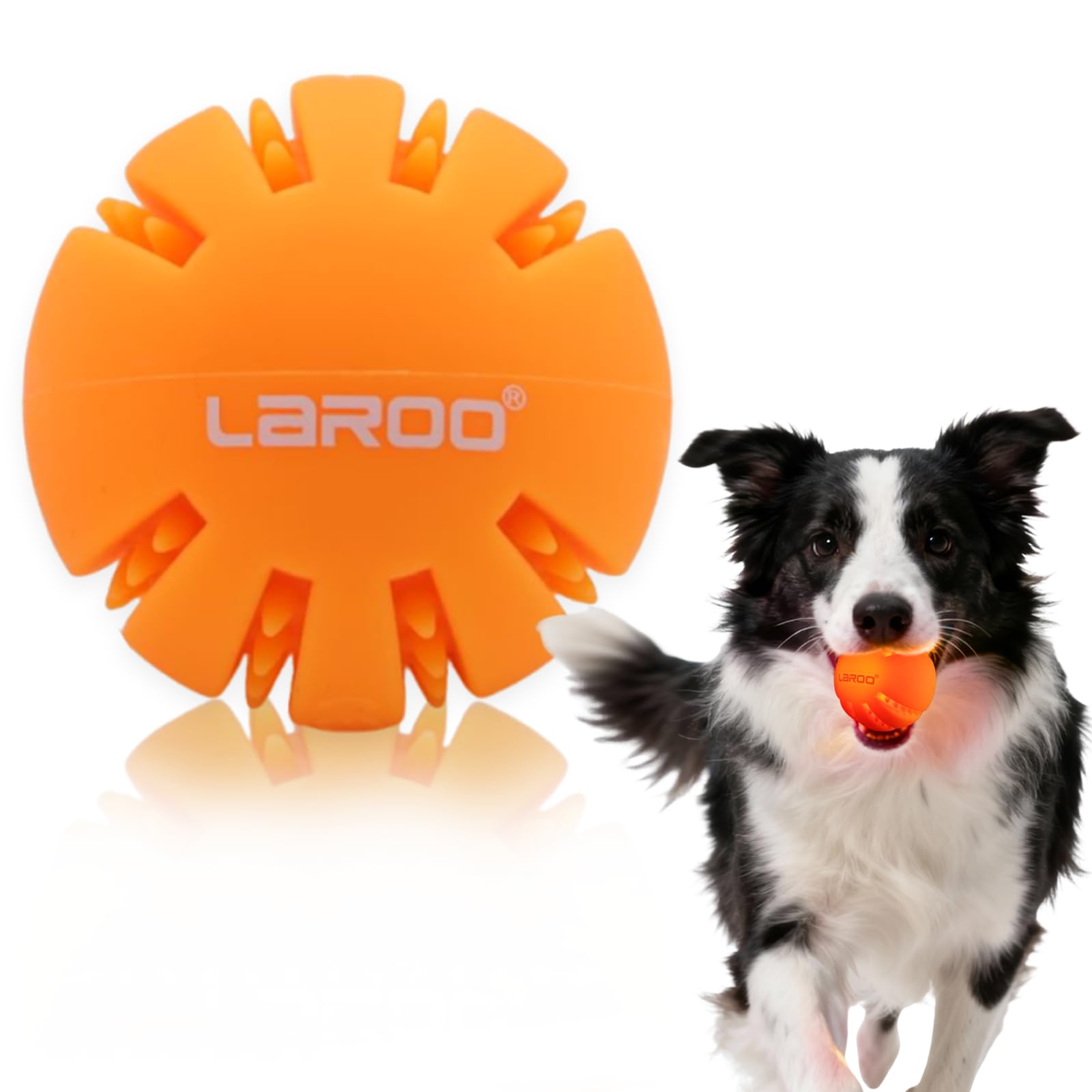 LaRoo rechargeable LED ball comes with USB cable for charging.