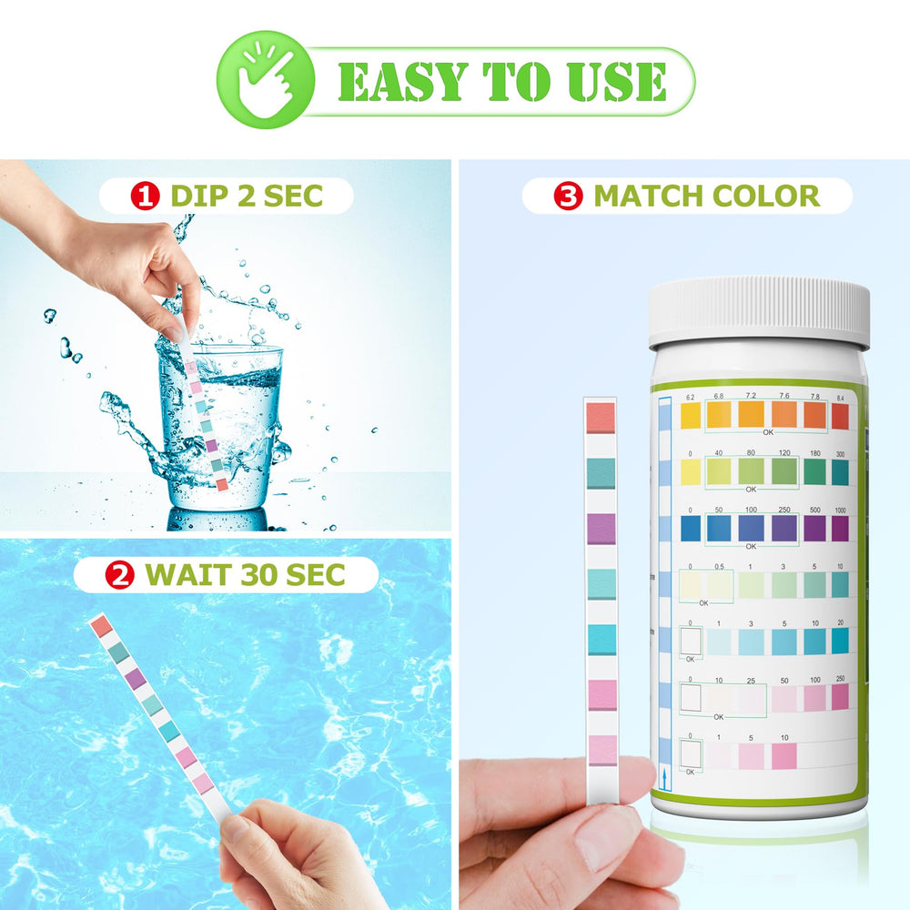 LabBestest pH test strip helps monitor acidity for stable fish health.