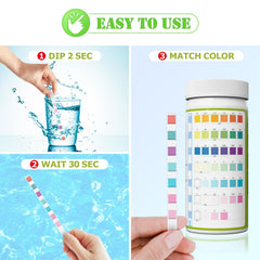 LabBestest pH test strip helps monitor acidity for stable fish health.