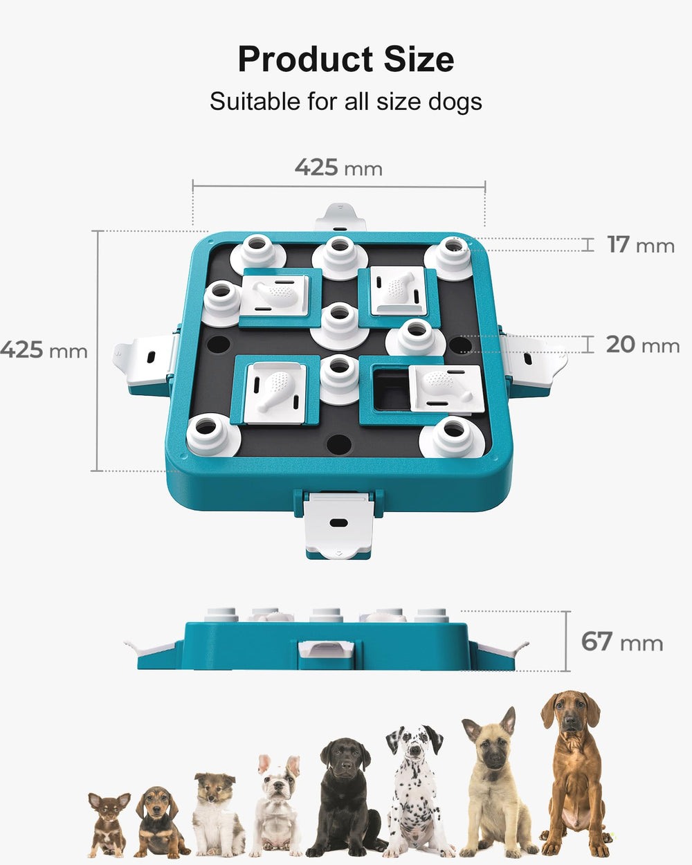 LACCEN dog puzzle acts as boredom breaker during home play
