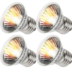 Lachesan 4-pack 50W UVA bulbs in package for terrarium warming