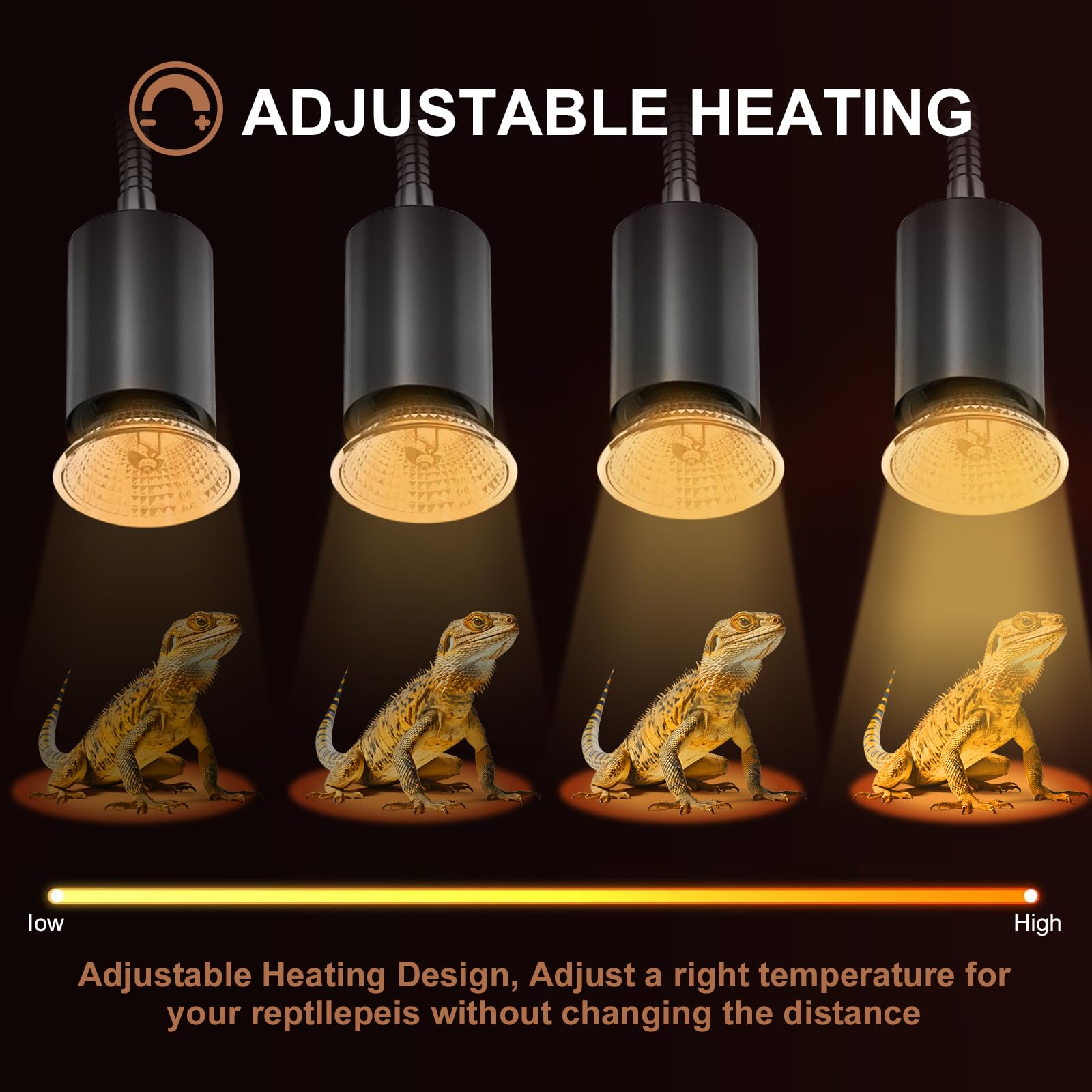 Lachesan versatile lighting for office, garage, and animal enclosures.