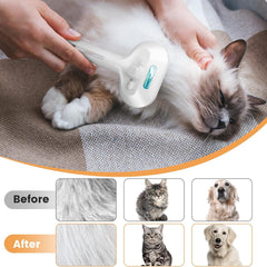 LACOKI Cat Steam Brush handle detail shows textured grip for precise brushing