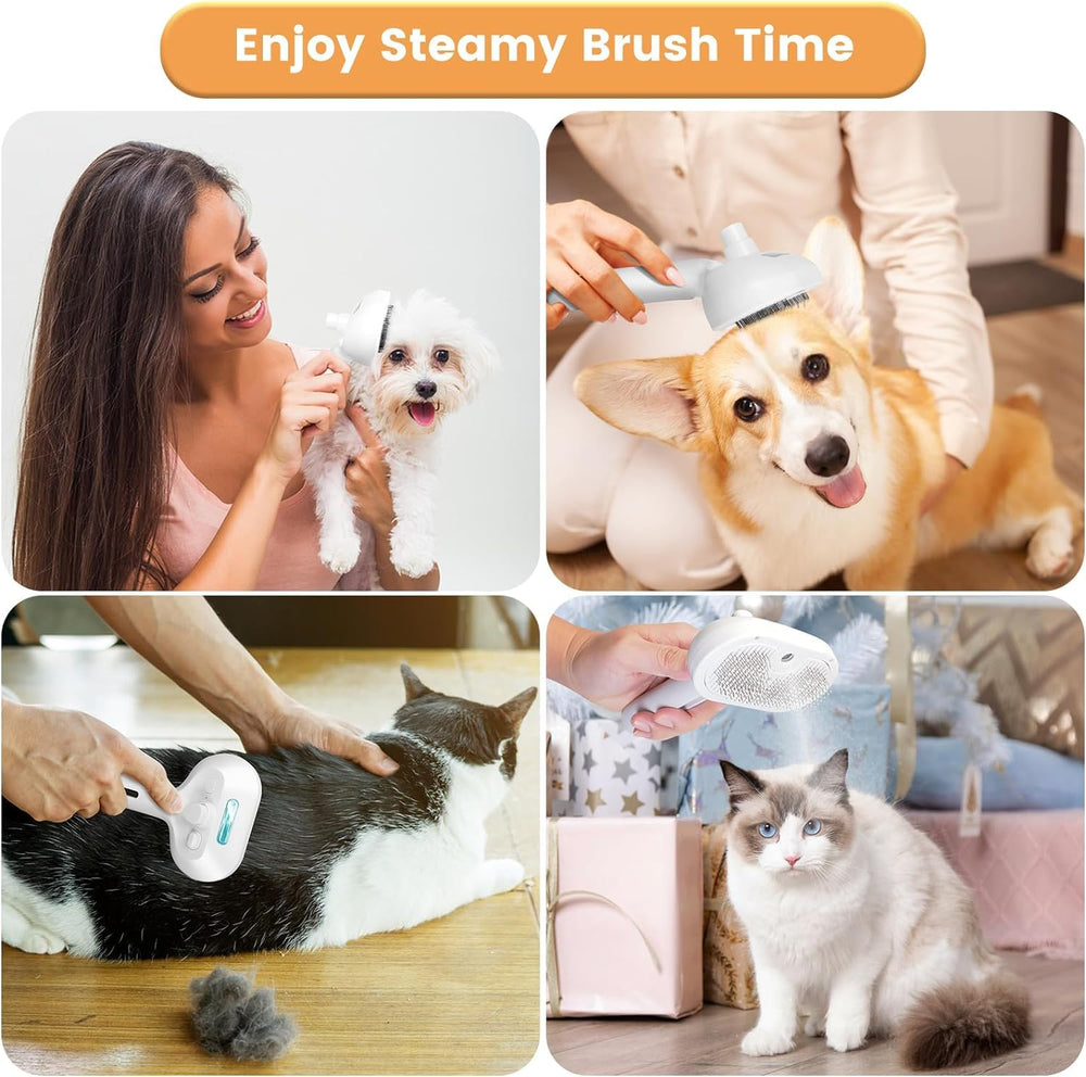 LACOKI Cat Steam Brush teeth coating detail emphasizes pet-skin safety