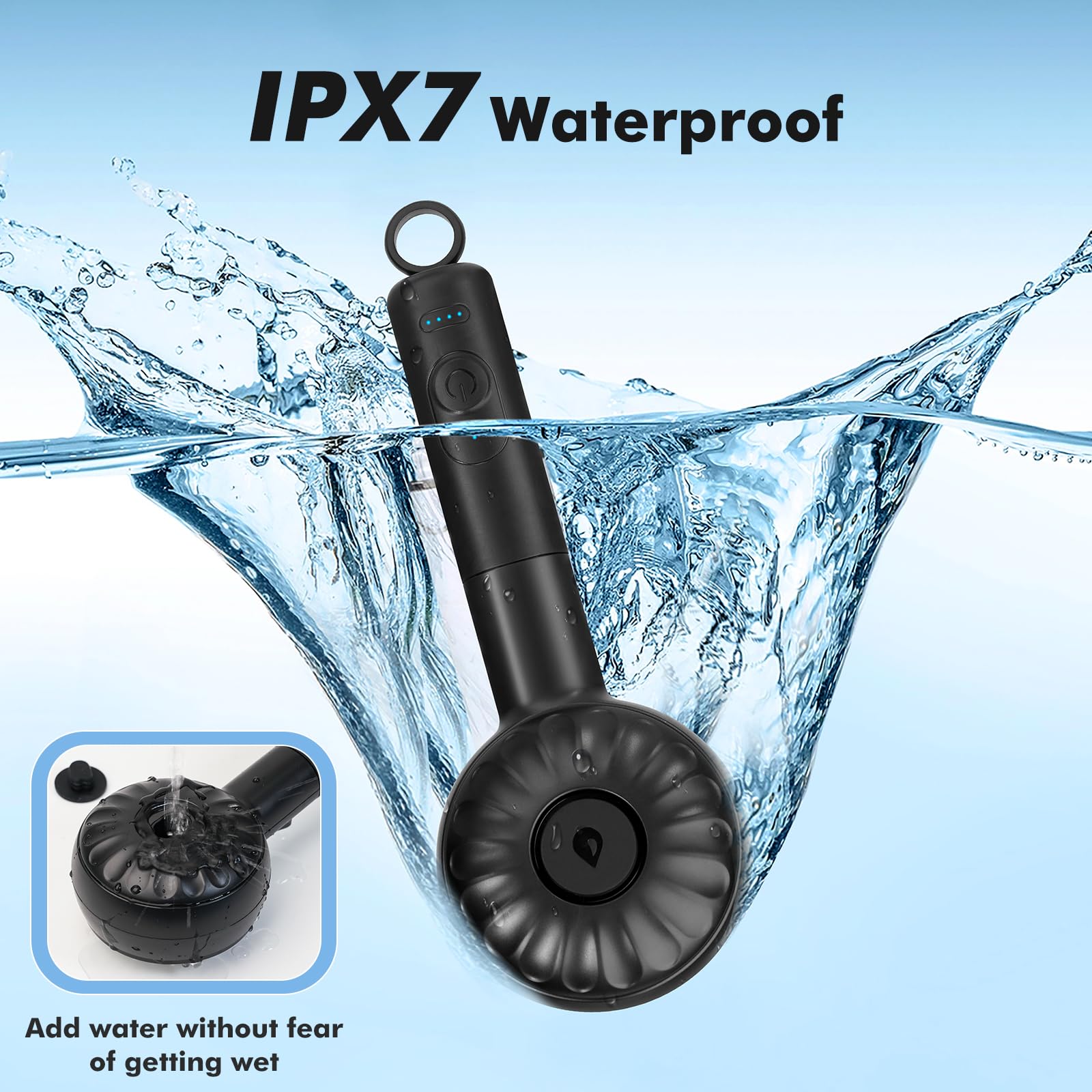 LACOKI Cat Steam Brush is waterproof for easy cleaning under tap.