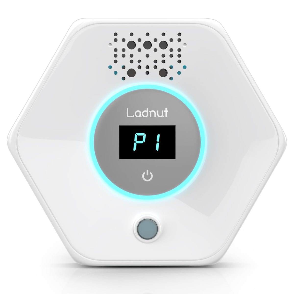 Ladnut cat-litter-odor-remover-sensor shows real-time monitoring for fresher air in busy homes.