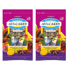 LAFEBER'S Fruit Delight Avi-Cakes packaging highlights gourmet foraging-ready bird food.