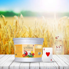 Lafeber's Nutri-Berries non-GMO ingredients label highlights quality.
