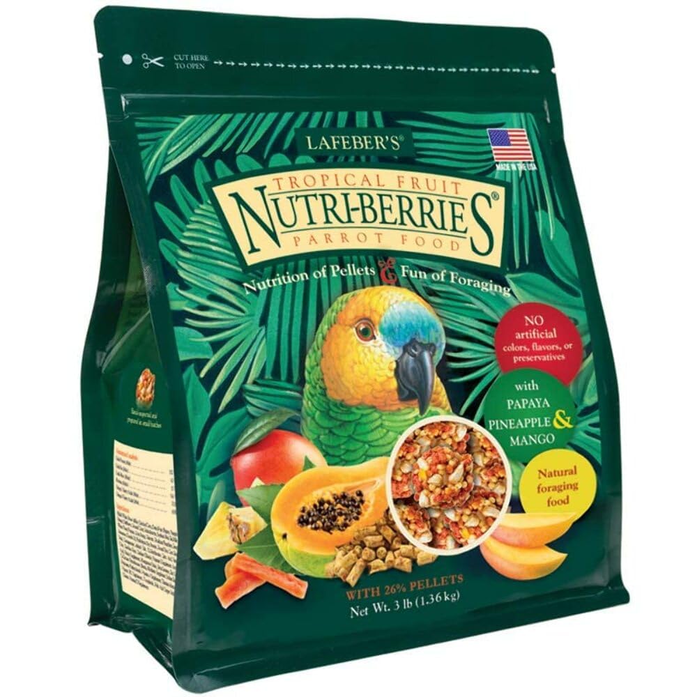 LAFEBER'S Nutri-Berries omega-3-6 balance aids healthy feathers and skin