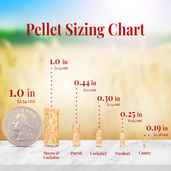 LAFEBER'S pellets highlight antioxidants and omega-3/6 for healthier skin and feathers