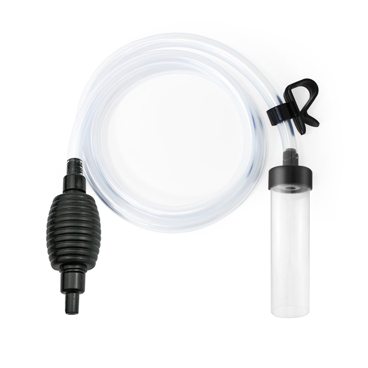 Laifoo 5ft aquarium siphon cleaner demonstrates easy water changes and debris removal.
