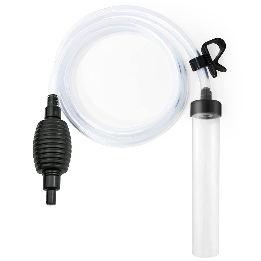 Laifoo aquarium siphon ball-start enables quick automatic flow.