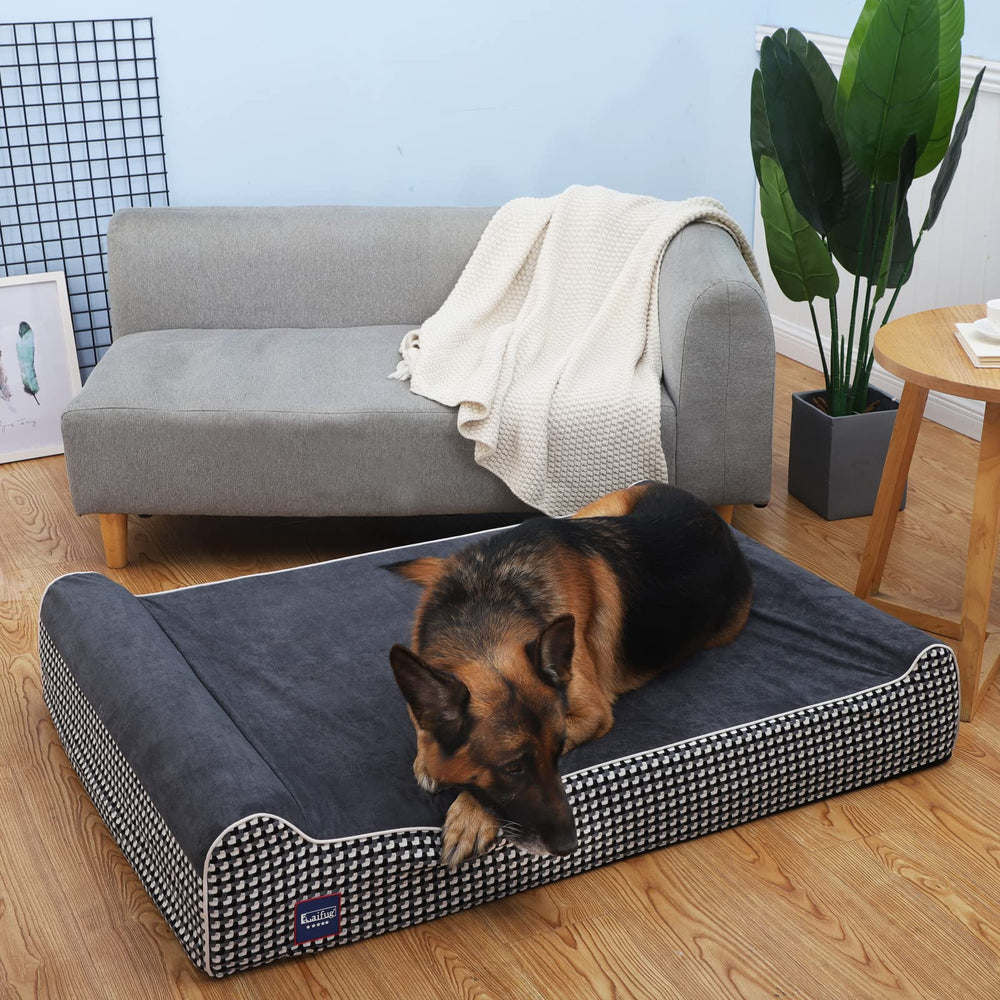 Laifug king-size dog bed dimensions for large breeds.