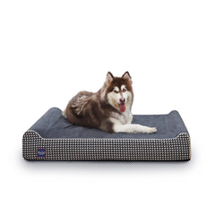 Laifug orthopedic memory foam bed close-up shows durable, supportive foam.