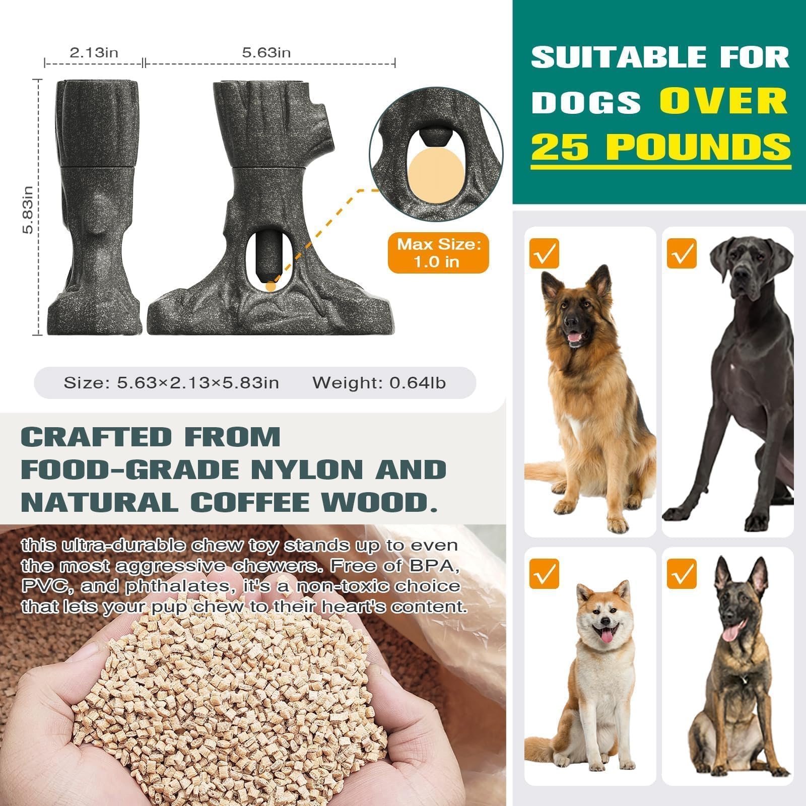 LaiQiuJunA frozen peanut butter stuffing offers long-lasting mental engagement.
