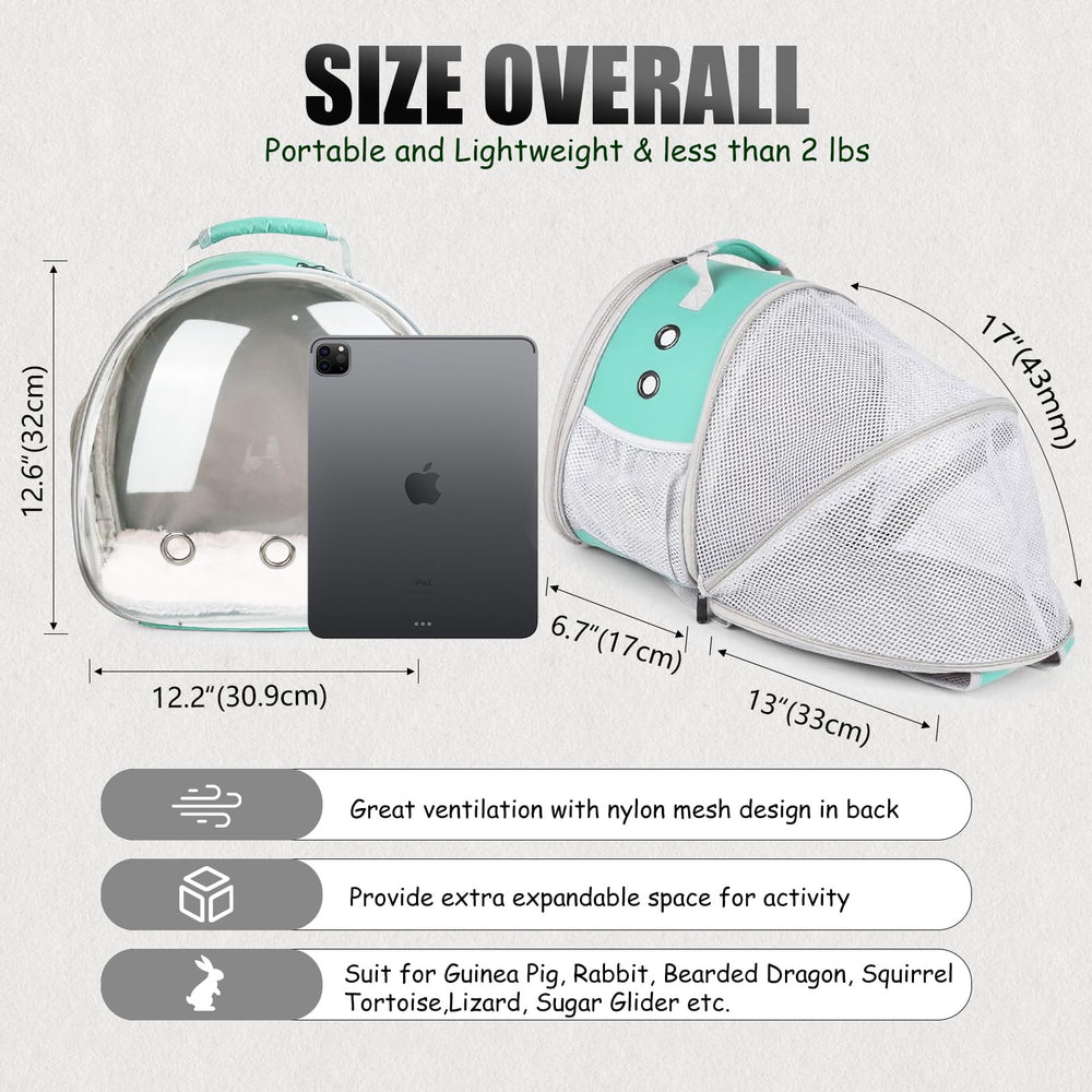 LAIRIES included pet mat provides soft comfort on trips