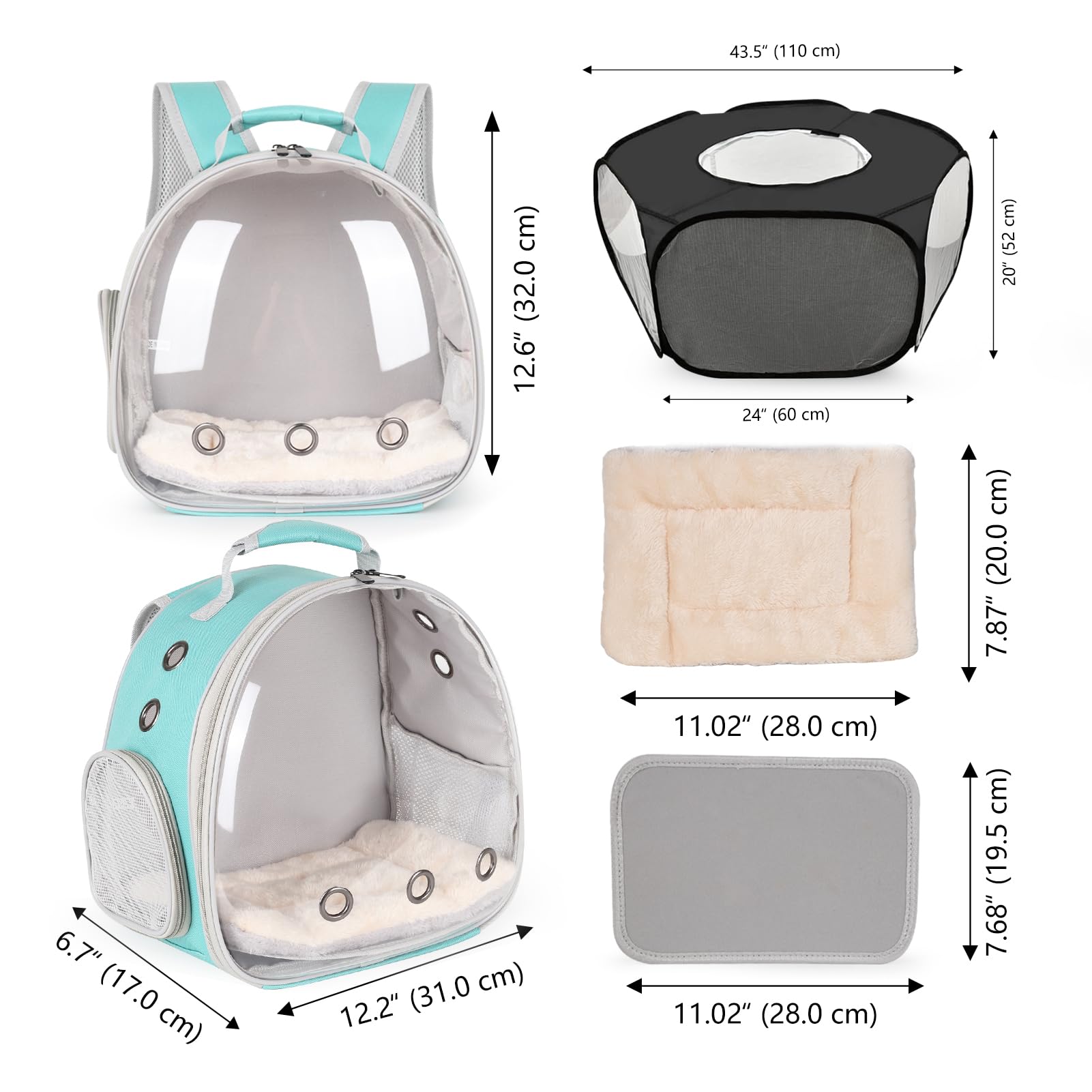 LAIRIES guinea pig playpen collapsible design ready for on-the-go setup.