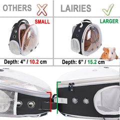 LAIRIES side vent holes boost circulation on hikes and vet visits