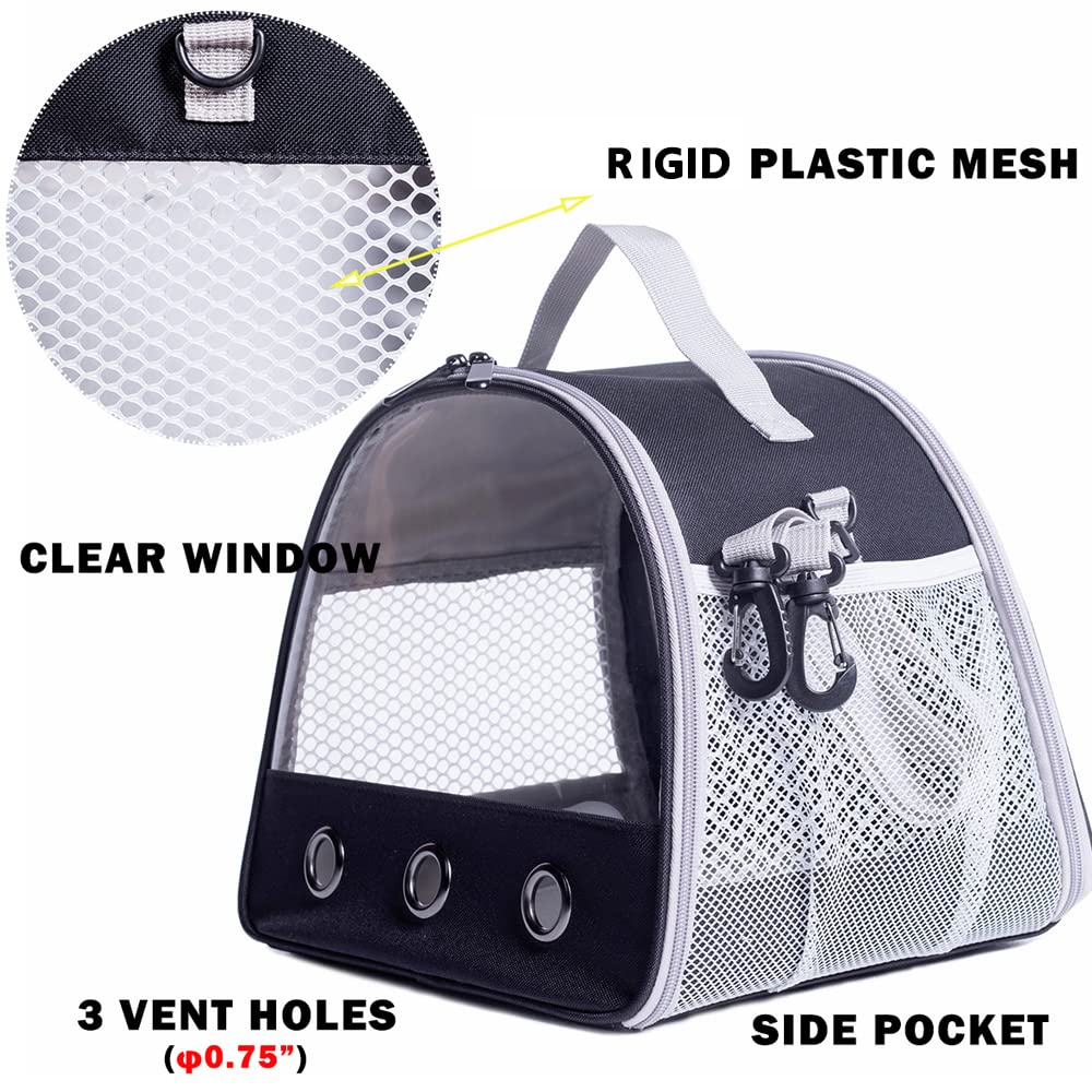 LAIRIES ventilation holes and mesh sides provide fresh airflow for small animals.