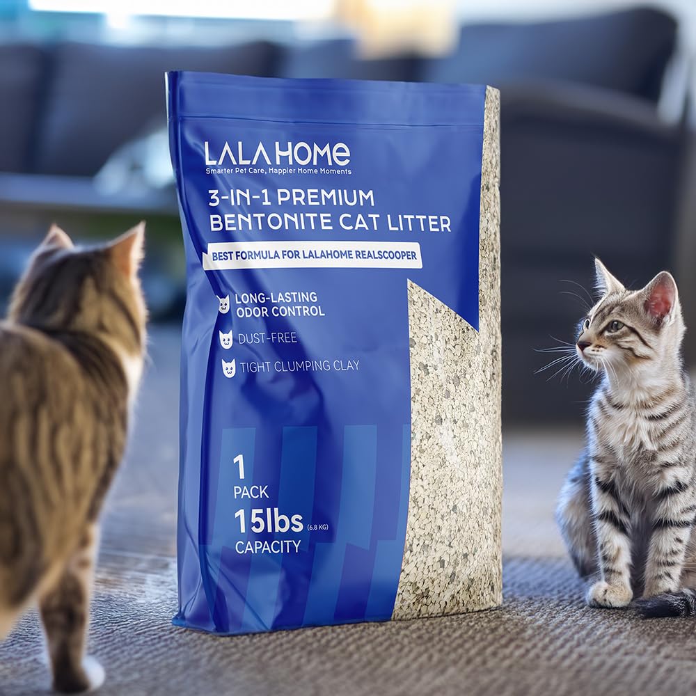 LALAHOME multi-cat use setup image illustrating easy storage and use across households