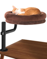 Lamlingo Cat Bed for Desk—cat sits beside you, enhancing focus and companionship.