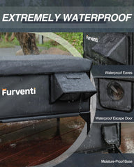 Lamlingo weatherproof insulated cat shelter showcases five-layer protection against harsh elements.
