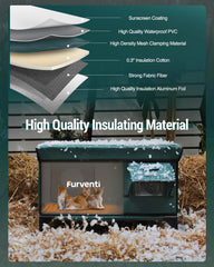 Lamlingo dual-escape-doors enhance safety and easy egress from shelter.