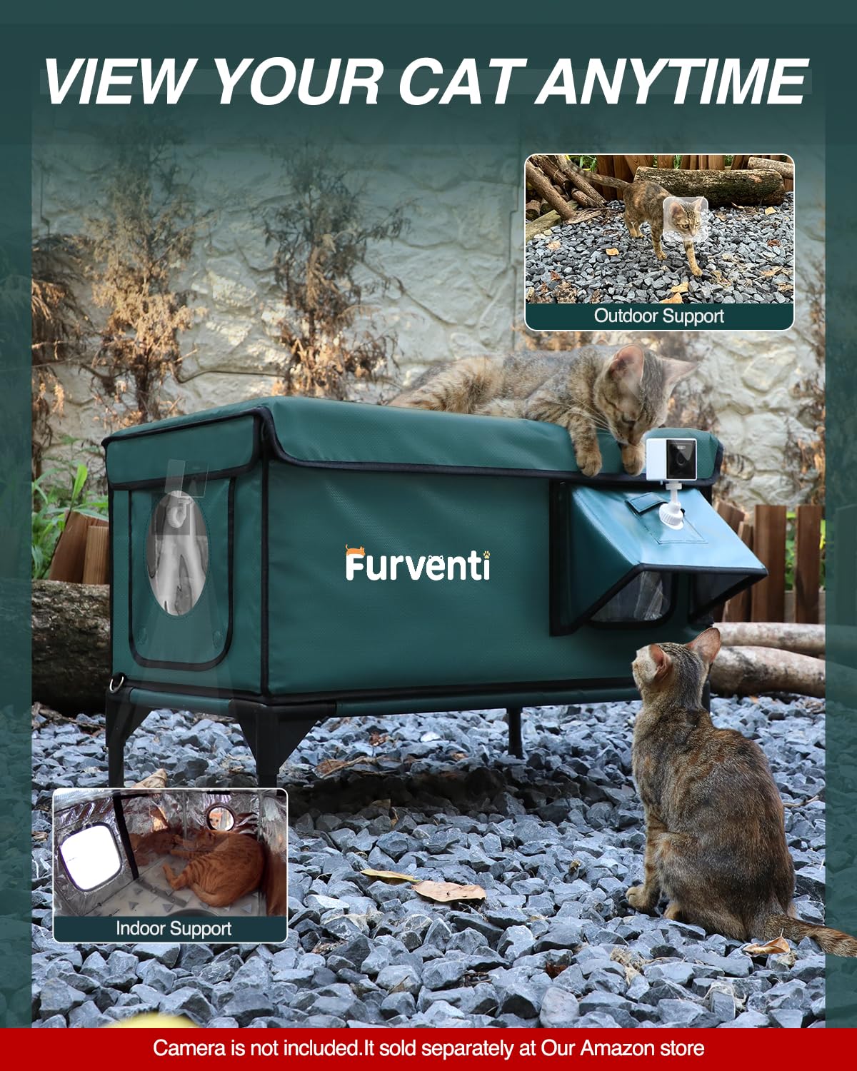 Lamlingo multi-size shelter fits balconies, porches, barns and gardens