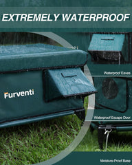 Lamlingo Outdoor Cat House shows weatherproof insulation for cold days